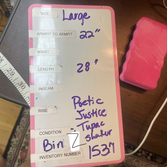 Tupac Shakur Poetic Justice Graphic Tee T-shirt Mens Size Large 100% cotton - Picture 7 of 7